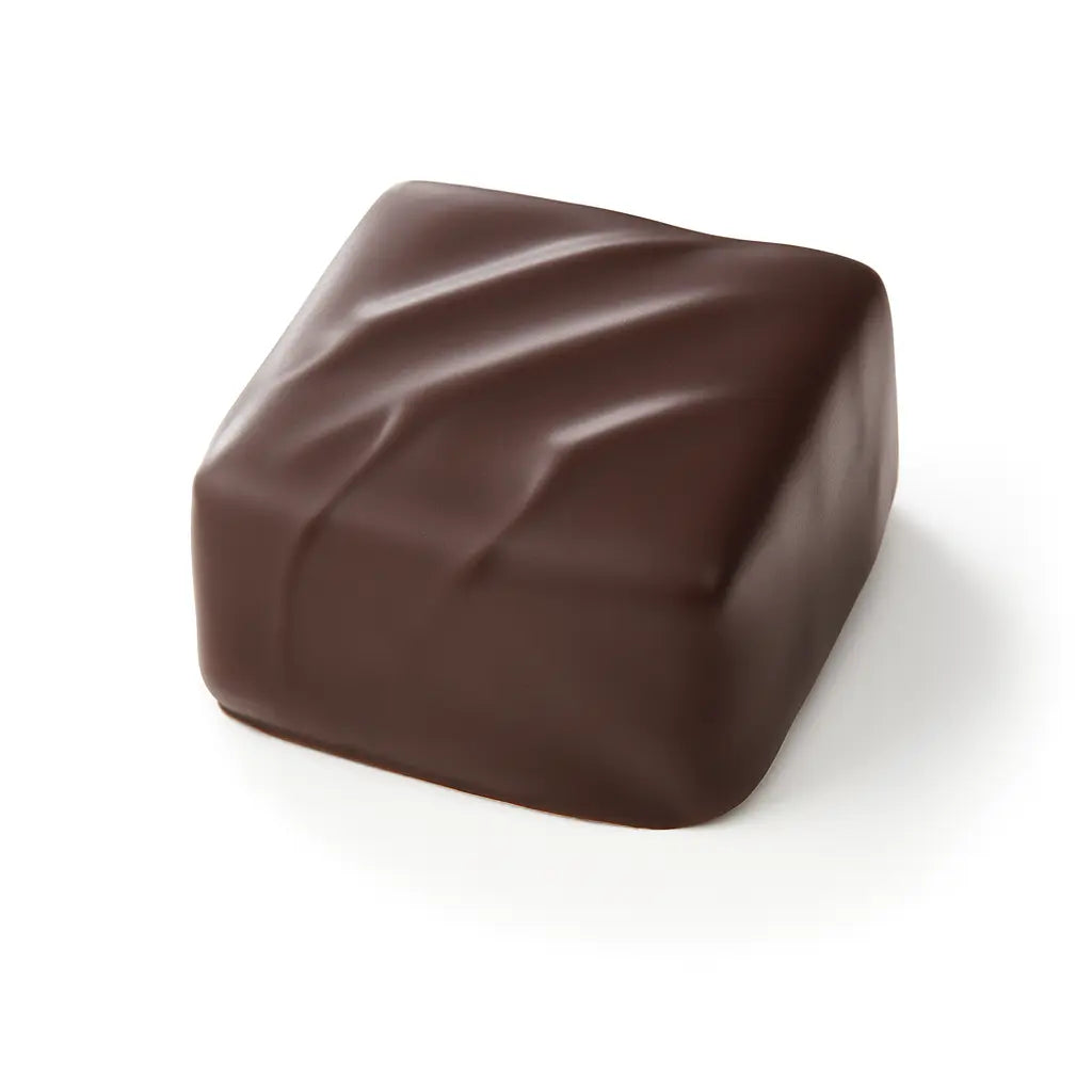 dark chocolate candy textured