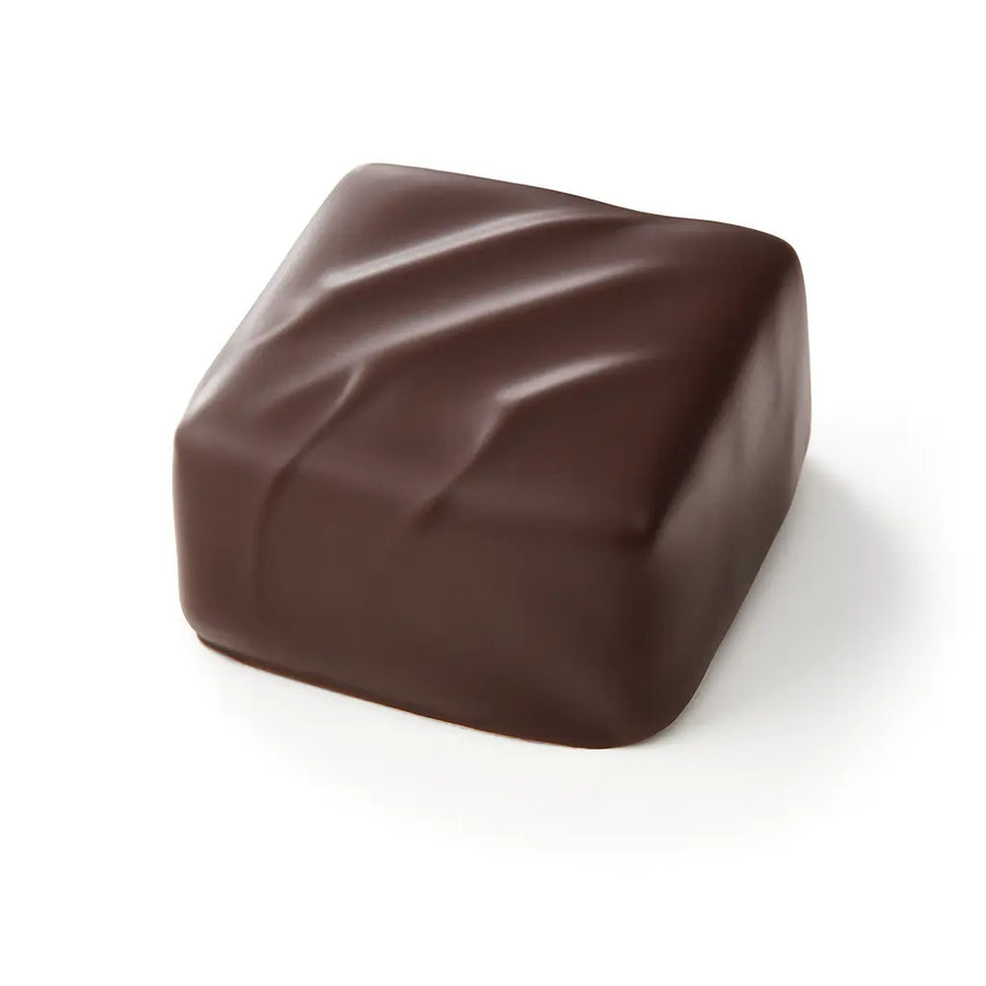 dark chocolate candy textured pate de fruits, lemon jelly, lemon chocolate