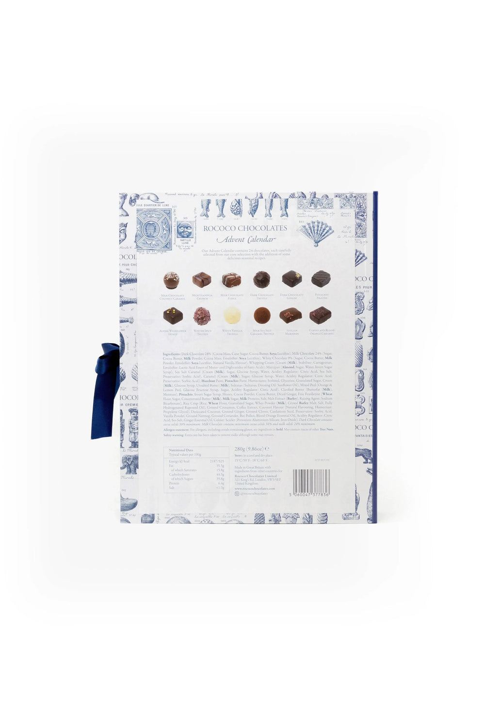 Refillable Rococo Chocolates Advent Calendar, the perfect festive gift for sharing or treating yourself this Christmas.