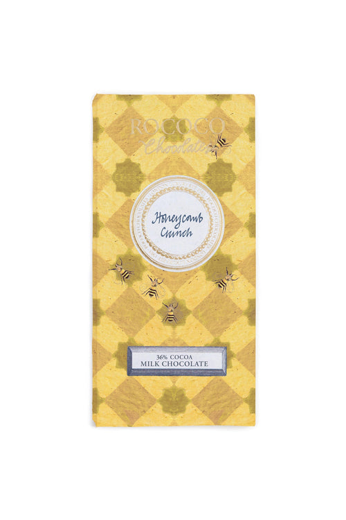 Artisan Bar Milk Chocolate Honeycomb Crunch Rococo Chocolates