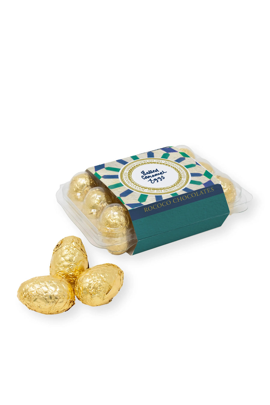 foil-wrapped chocolate eggs packaging