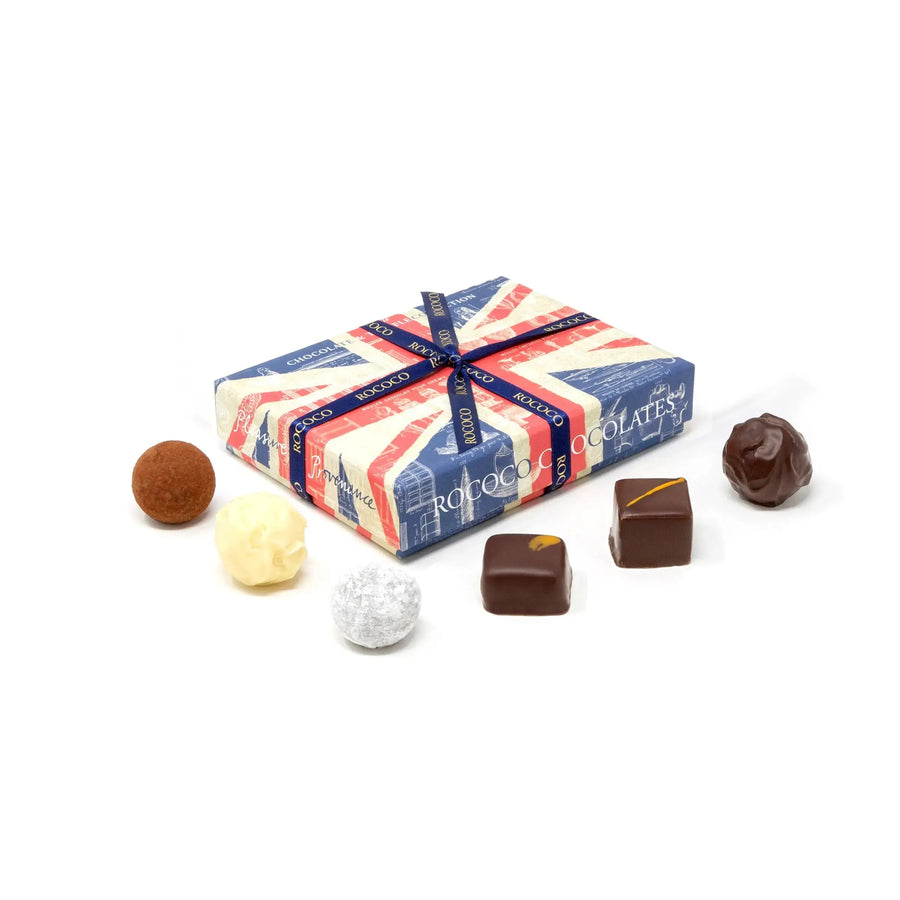 box chocolates union jack design