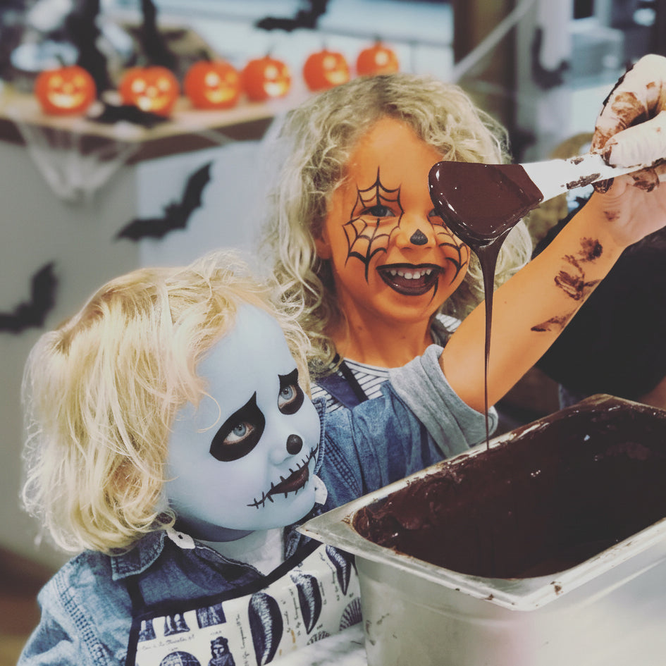 Spooky Halloween Themed Chocolate Making Experience for Children