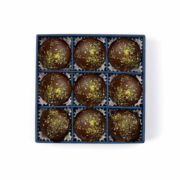 Pistachio and Kadayif Milk Chocolate Truffle Box