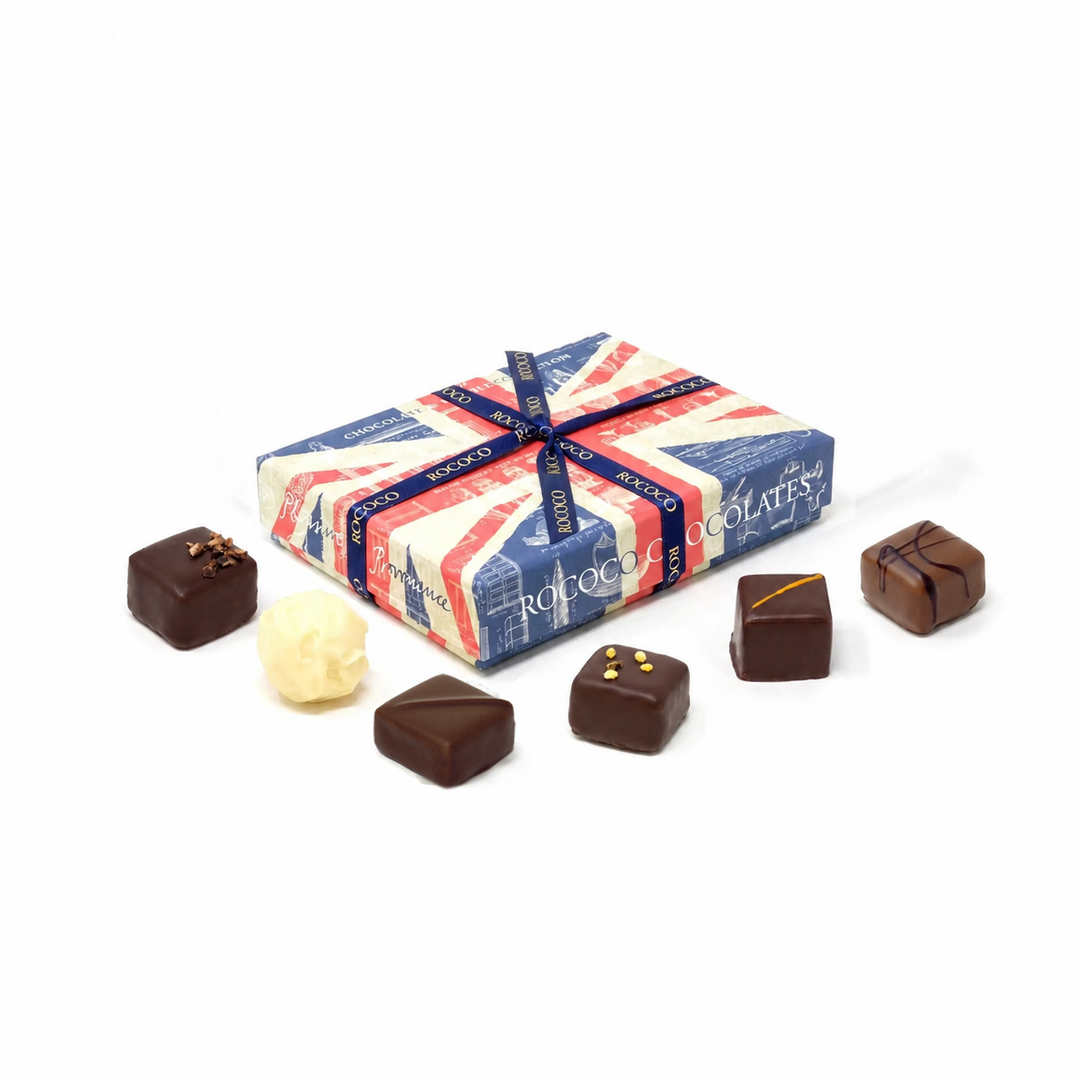 Mini Union Jack Chocolate and Truffle Collection - 6pc