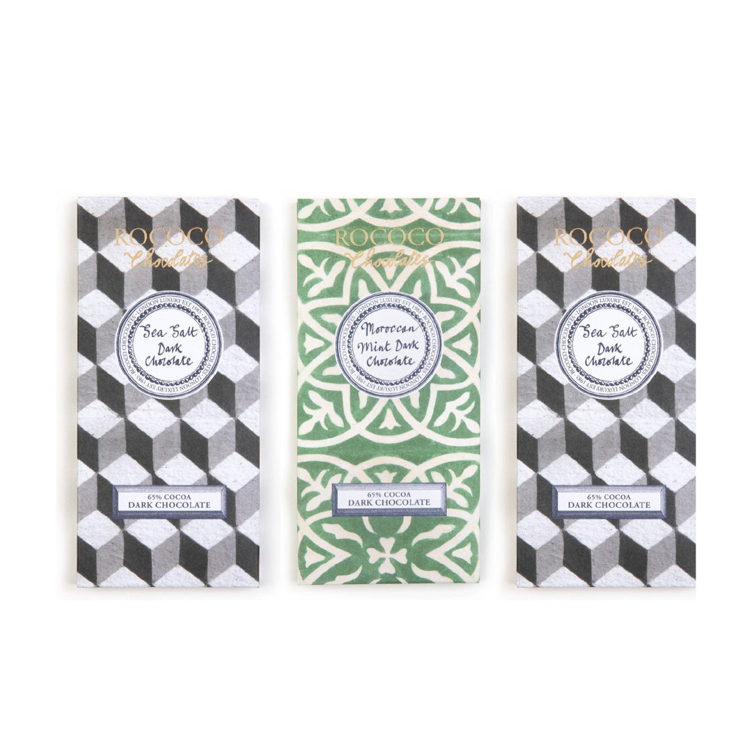 Artisan Dark Chocolate Bar Trio x 3
