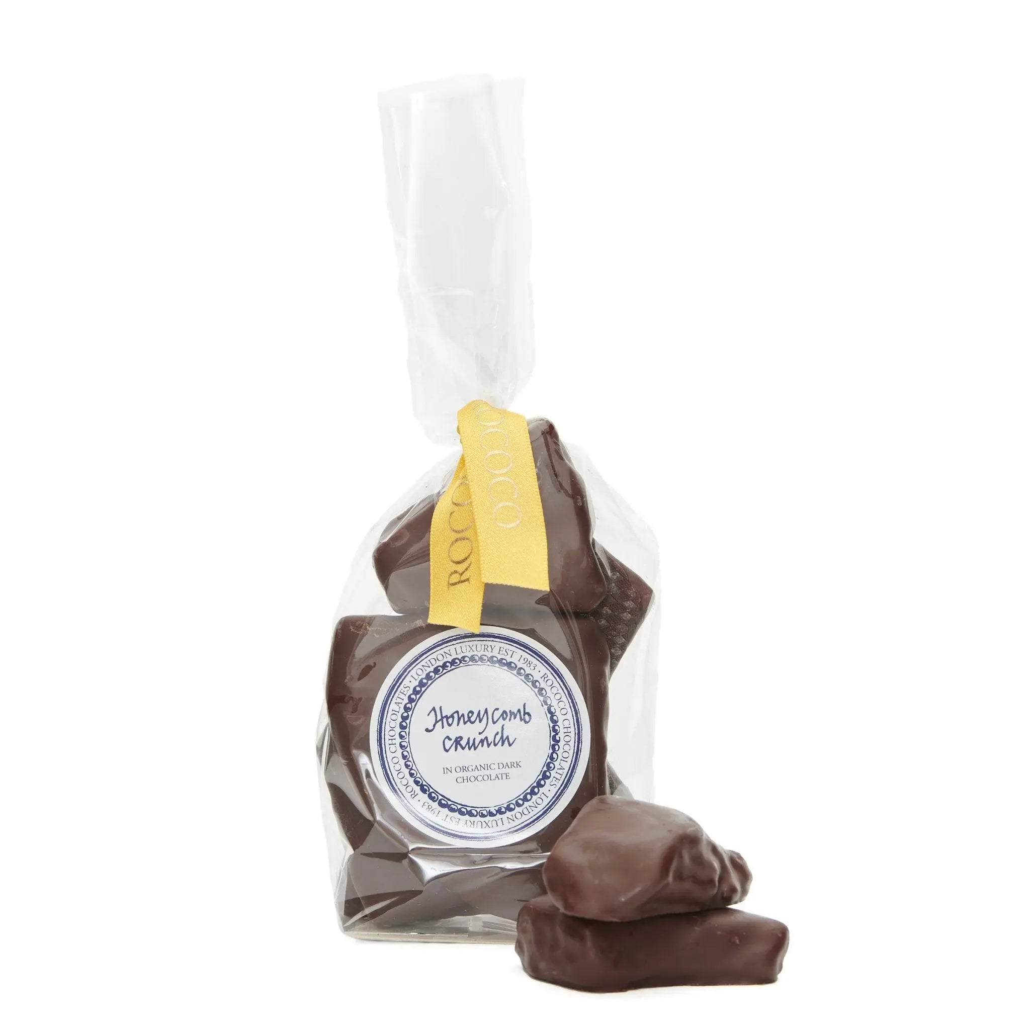 Luxury Dark Chocolate Honeycomb Crunch - Rococo Chocolates