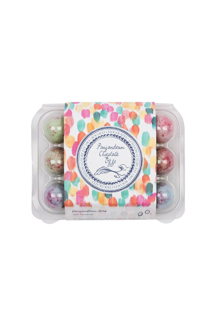 Rococo Chocolates | Panjandrum Chocolate Eggs, Filled With Praline | Celebrate Easter with our luxury chocolate Easter Gifts | Easter Chocolate Gifts | Buy Easter Chocolates Online | Same Delivery In London