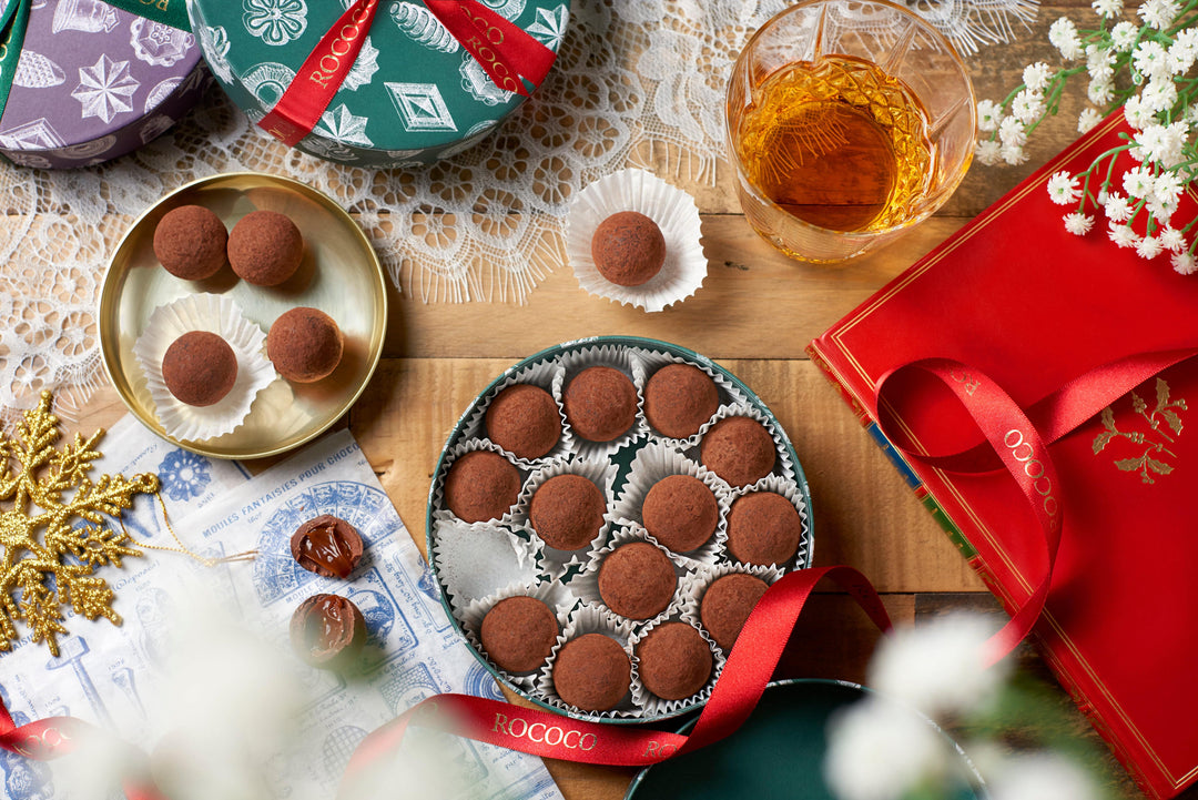 Festive Salted Caramel Truffles - Rococo Chocolates