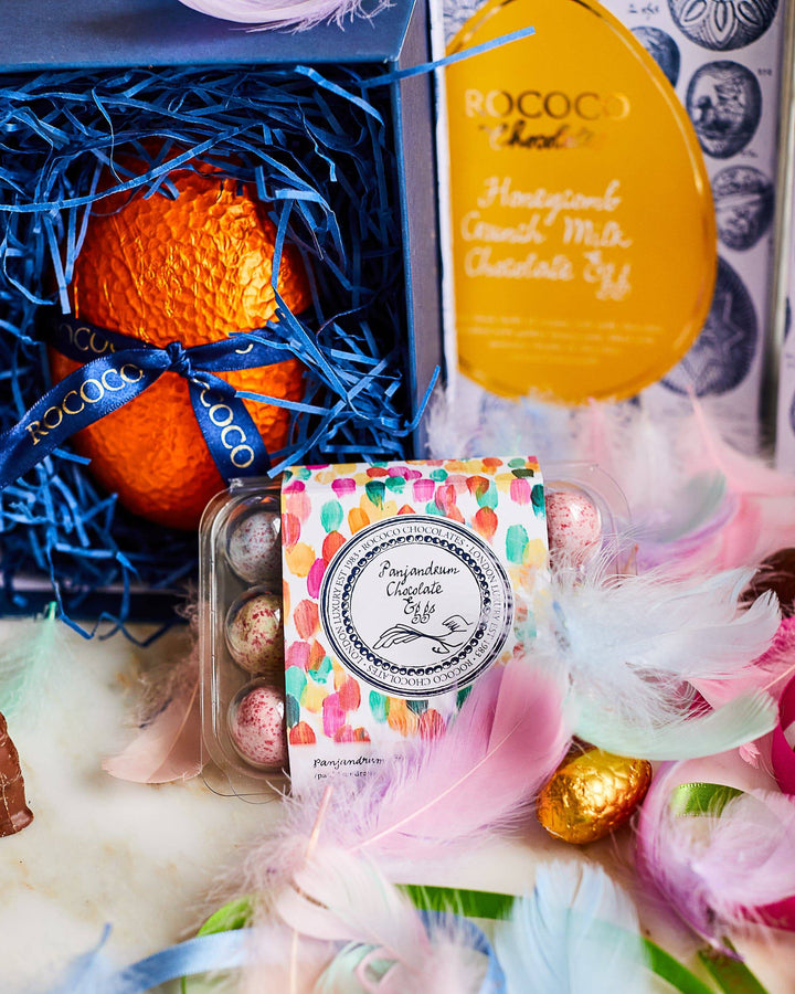 Rococo Chocolates | Panjandrum Chocolate Eggs | Easter Eggs | Vegan Easter Egg | Coffee Easter Egg | Low Sugar Easter Egg | Gourmet Easter Eggs